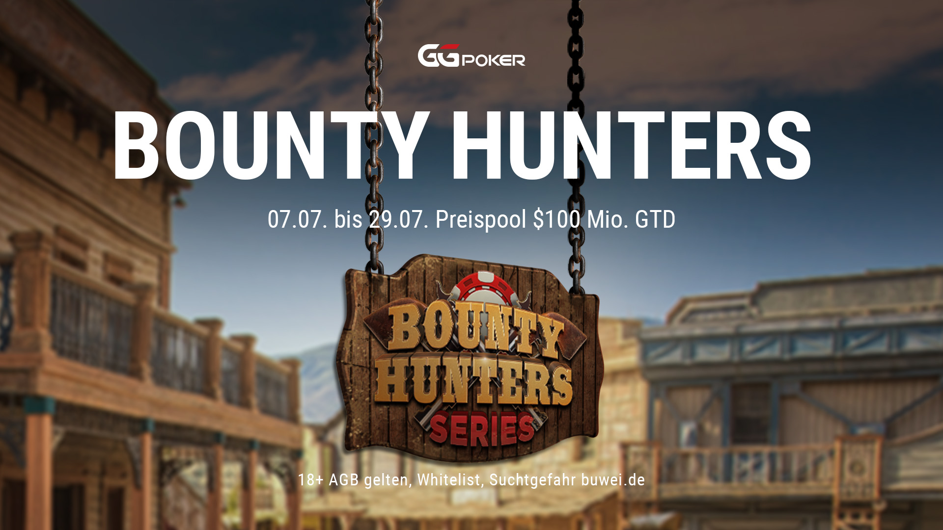 GGPoker: .000.000 warten bei der Bounty Hunters Series